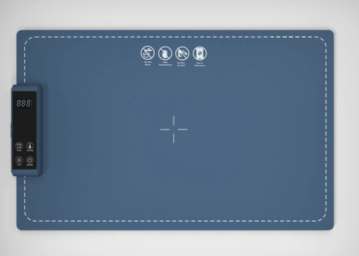 Portable Warming Trays - Navy Blue
